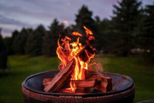What are the function of fire pits?